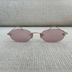 VINTAGE CALVIN KLEIN PINK MICRO SUNGLASSES